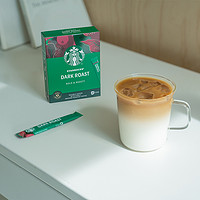 STARBUCKS 星巴克 即溶咖啡粉美式黑咖深度烘焙进口精品速溶咖啡