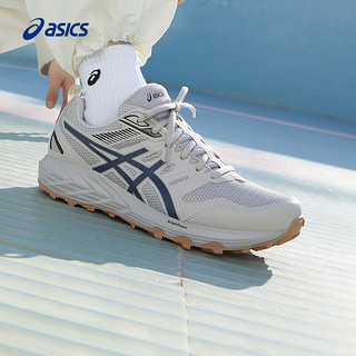 ASICS 亚瑟士 跑步鞋男鞋女鞋耐磨透气运动鞋缓震越野跑鞋 GEL-SONOMA CN 灰色/蓝色 42