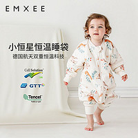 88VIP：EMXEE 嫚熙 睡袋婴儿秋冬款儿童加厚防寒恒温防踢被春秋款宝宝睡袋