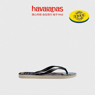 Havaianas 哈瓦那 哈唯纳星球大战Top Baby Yoda平底夹脚拖海边可外穿 0121-米色