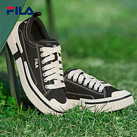 FILA 斐乐 情侣帆布鞋低帮断层经典软底夏季新款帆布鞋F12W/M322305F