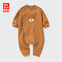 UNIQLO 优衣库 婴幼儿男宝女宝 压线爬爬服(长袖连体衣) 453236