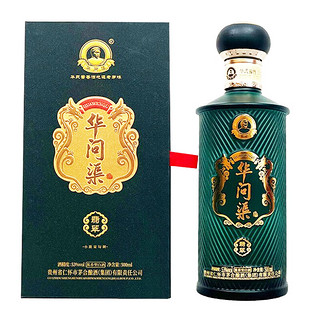 华问渠 53度酱香型白酒 贵州华问渠 （翡翠）500ml 单瓶