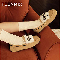 TEENMIX 天美意 2022冬新款商场同款保暖雪地靴毛毛女鞋BF201DM2