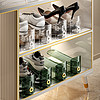 鞋子收纳鞋柜省空间分层鞋盒收纳盒透明隔板放鞋托架折叠鞋架