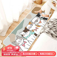 BUDISI 布迪思 卧室床边毯 80*160cm