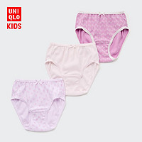 UNIQLO 优衣库 童装/女童/儿童 短裤(3件装内裤) 459427/463283/459426