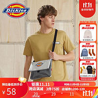 Dickies 帝客 斜挎包 男女情侣经典纯色大Logo百搭斜挎包DK010540 米灰色