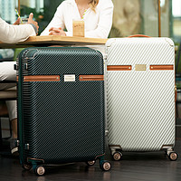Samsonite 新秀丽 新款高端商务拉杆箱TRUNK旅行箱28寸大容量撞色行李箱HG6