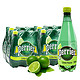 perrier 巴黎水 充气天然矿泉水 青柠味 500ml*24瓶