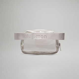 lululemon 丨Clear 透明腰包 *Logo LU9BE3S 白色/蒸汽 O/S