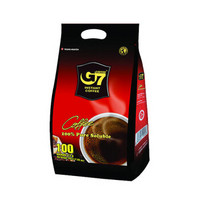G7 COFFEE G7 越南进口纯黑速溶咖啡 2g*100条