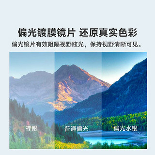 喜摩骑行眼镜偏光防风护目镜男女户外运动防风沙眼镜自行车电动车眼镜 偏光水银款（黑色）