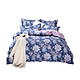SNOWMAN 斯诺曼 100%纯棉套件四件套全棉亲肤床上用品被套枕套床单床品
