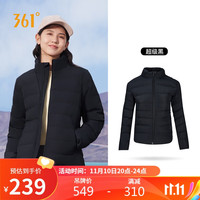 361°羽绒服女士秋冬季保暖防风休闲运动立领短款外套 662344301-4