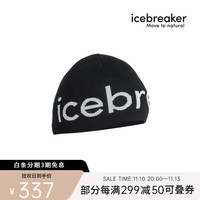 ICE BREAKERS 破冰者 icebreaker可机洗美利奴羊毛男女无檐便帽头带保暖户外休闲 I0A56SJ 931/黑色