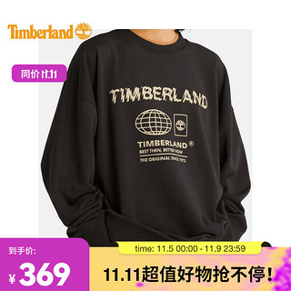 Timberland添柏岚中性AF TIER 3 4 Graphic Crew neck Sweat卫衣 A6QG5-001 S