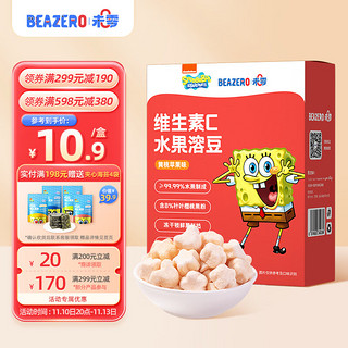 BEAZERO 未零 Beakid 水果溶豆 黄桃苹果味 24g