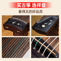 祥音 古筝初学者入门考级专业演奏黑檀木高档桐木古筝琴民族乐器