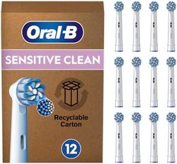 Oral-B 欧乐-B eb60升级版 Pro Sensitive Clean 电动牙刷头，X 形刷毛，12 件装