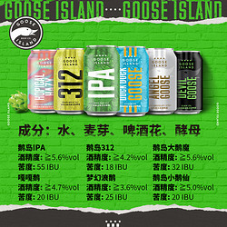 GOOSE ISLAND 鹅岛 精酿攻略包精酿啤酒混合新手包330ml*24听