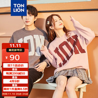唐狮 TONLION唐狮 TONLION冬毛衣日系学院风休闲宽松圆领毛线衫装 女款/藕粉 S