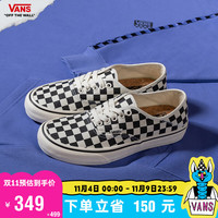 VANS范斯 Authentic VR3 SF黑白棋盘格轻便冲浪帆布鞋 黑白棋盘格 3