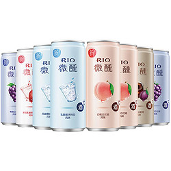 RIO 锐澳 预调鸡尾酒微醺常规系列张子枫同款5味330ml*8果酒洋酒