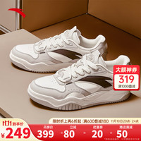 ANTA安踏【王一博同款】波浪鞋板鞋男鞋秋冬低帮革面耐磨运动休闲鞋