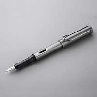 LAMY 凌美 钢笔AL-star恒星系列银灰色办公签字笔德国F0.7mm银灰色 1