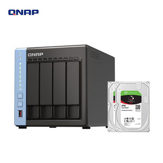 QNAP 威联通 TS-464C 网络存储服务器内置双M.2插槽NAS（含企业盘8T*2）