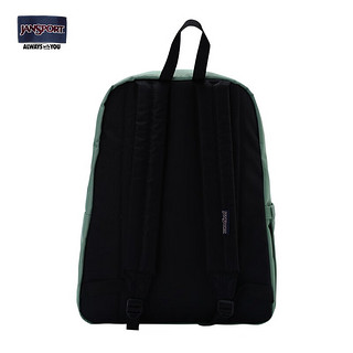 JANSPORT 杰斯伯 双肩包23年女包男运动休闲背包书包 4QUE96D 橄榄绿/26L/侧袋/隔层