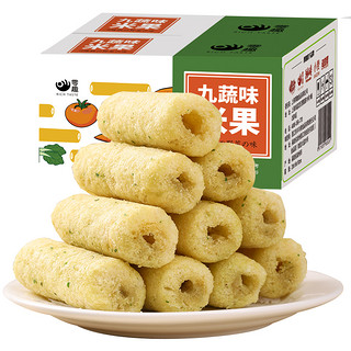 零趣 九蔬味米果整箱250g粗粮美味能量棒糙米卷早餐网红休闲零食品膨化食品