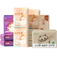 shecare 舒莱 超舒莱隐感极薄卫生巾(24.5cm*48片+29cm*18片+19cm*24片)