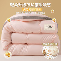南极人(home)A类母婴级大豆纤维被子冬被棉被芯宿舍加厚秋冬被单人春秋被 立体大豆被-浅玉 150x200cm【春秋被3斤】