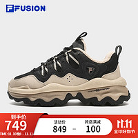 斐乐（FILA）FUSION斐乐潮牌女鞋加绒老爹鞋2023冬熔岩鞋休闲鞋 贝鲁加灰/玛丽娜-BM 39