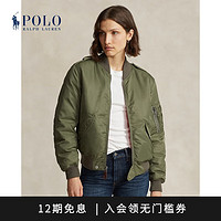 Polo Ralph Lauren 拉夫劳伦女装 23年秋宽松版两面穿羽绒夹克RL24972 300-绿色 L