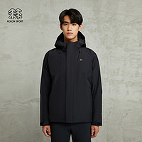 KOLON SPORT 可隆冲锋衣2级男款户外戈尔防水棉羽夹克防风运动外套