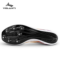 沃兰迪 Volanti沃兰迪911黑底闪电钉鞋厚底短跑田径钉子鞋体考跳远比赛