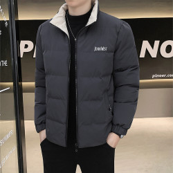 jeanswest真维斯冬季男装立领棉衣男保暖舒适上衣男潮流街头百搭外套