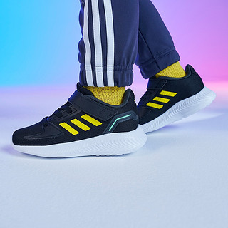 adidas 阿迪达斯 官方轻运动RUNFALCON男女婴童新款魔术贴运动鞋