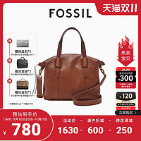 FOSSIL 化石新款通勤托特包女式包包真皮百搭大容量高级感女包