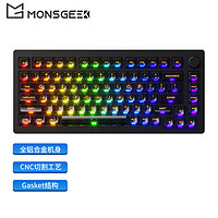 MONSGEEK MOJIKE 魔极客 M1 82键 有线机械键盘 黑透 黑轴 RGB