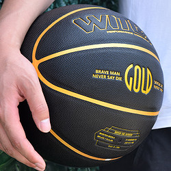 WITESS 威特斯 正品篮球耐磨软皮手感黑色学生比赛室内外7号成人 男生礼物