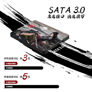 Great Wall 长城 1TB SSD固态硬盘 SATA3.0接口 长江存储晶圆 国产TLC颗粒高速稳定读写 GT580系列