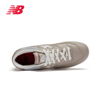 new balance 男女秋冬款咖啡色复古百搭篮球板鞋BB550