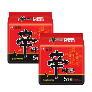 88VIP：NONGSHIM 农心 进口辛拉面120g*10袋泡面方便面泡面拉面宿舍食品面皮速食