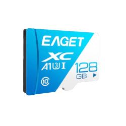 eaget忆捷t1蓝白卡microsd存储卡128gbuhsiv30u3a1