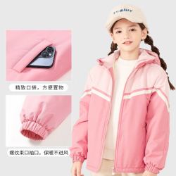 MARK FAIRWHALE 马克华菲 女童棉服冬季时尚保暖外套