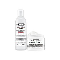 Kiehl's 科颜氏 高保湿水乳套装(爽肤水250ml+面霜125ml)补水护肤品礼盒